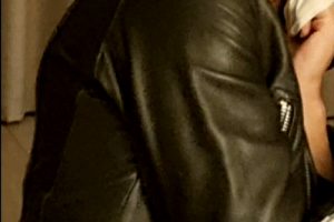 Leather Jacket Blowjob